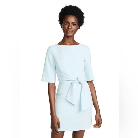 ALICE AND OLIVIA Virgil Dress In Light Blue - Picture 1 of 12